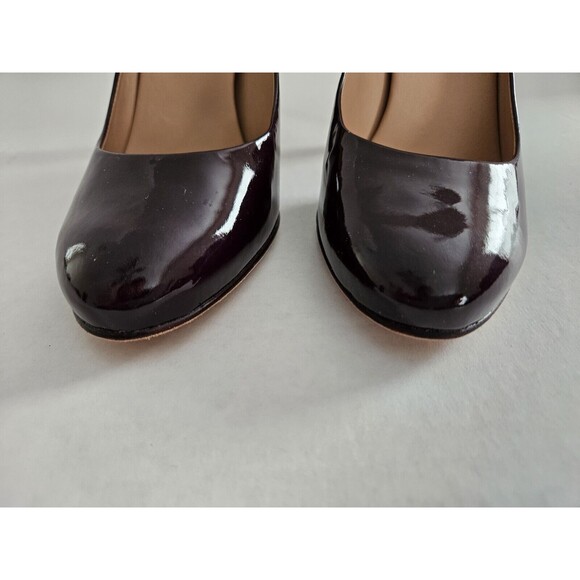 J Vincent Port Wine All Leather Pumps Patent Leather Upper Size 7.5 - Picture 6 of 13